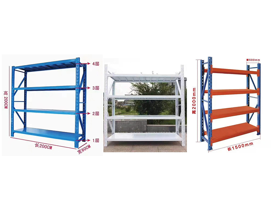 Rak Tanpa Bolt Tugas Ringan (≤150 kg/lapisan)